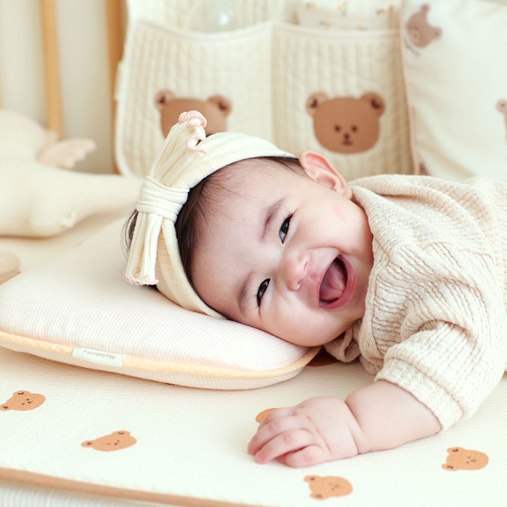 1+1 마롤로뜨 신생아 두상베개 3D 인체공학적 아기 짱구 태열 베개 출산선물