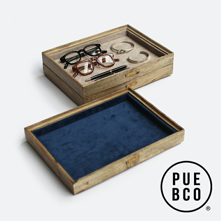 푸에브코 PUEBCO STACKABLE TRAY 트레이 쥬얼리 소품 정리함 쟁반 2컬러 - 상품 이미지