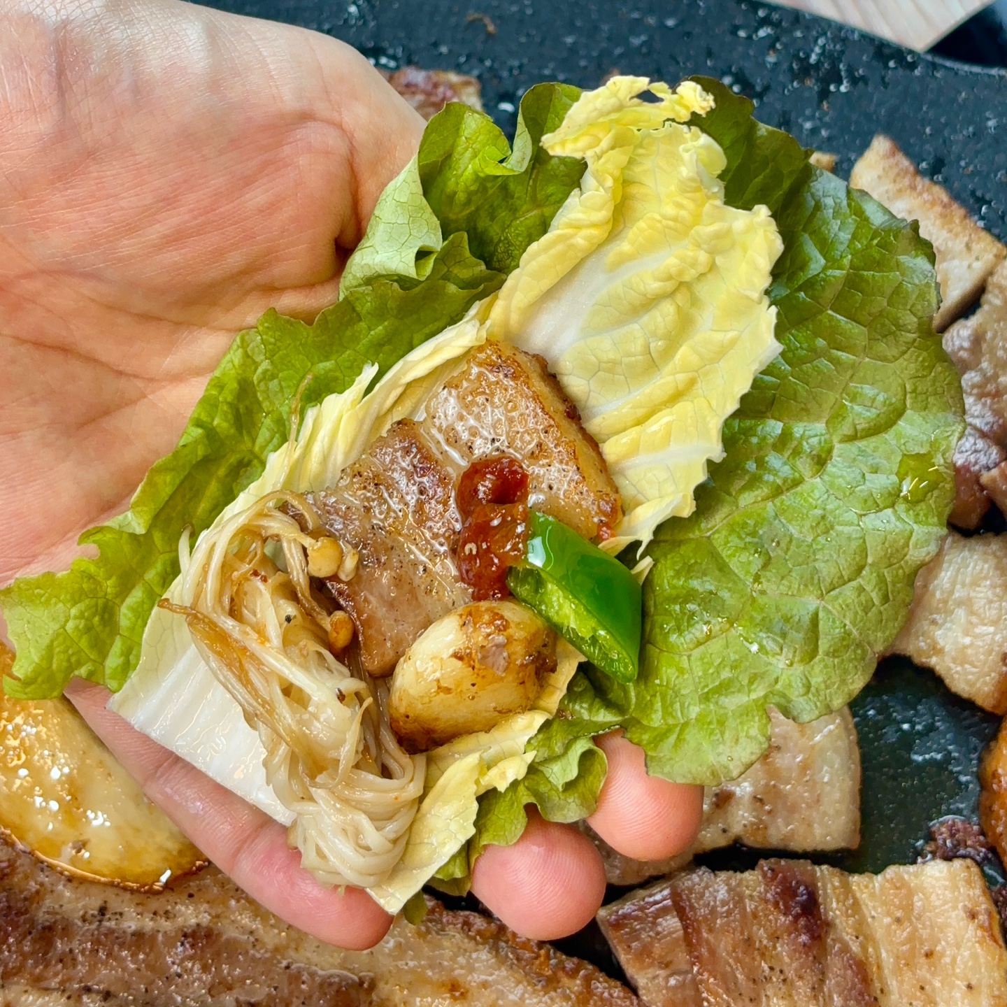 국내산 1등급 한돈 냉장 삼겹살 500g/캠핑 바베큐 구이 강추 - 상세 이미지 3