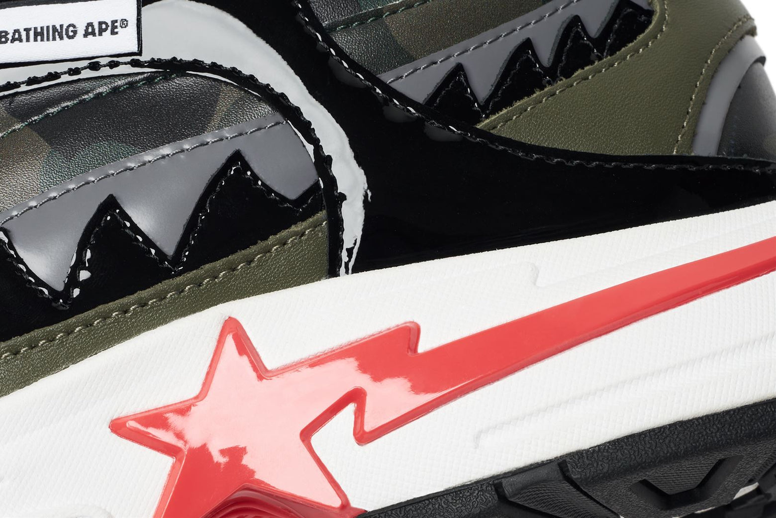 베이프 X ASSC 운동화 SHARK STA 1K73-191-908 - 상세 이미지 5