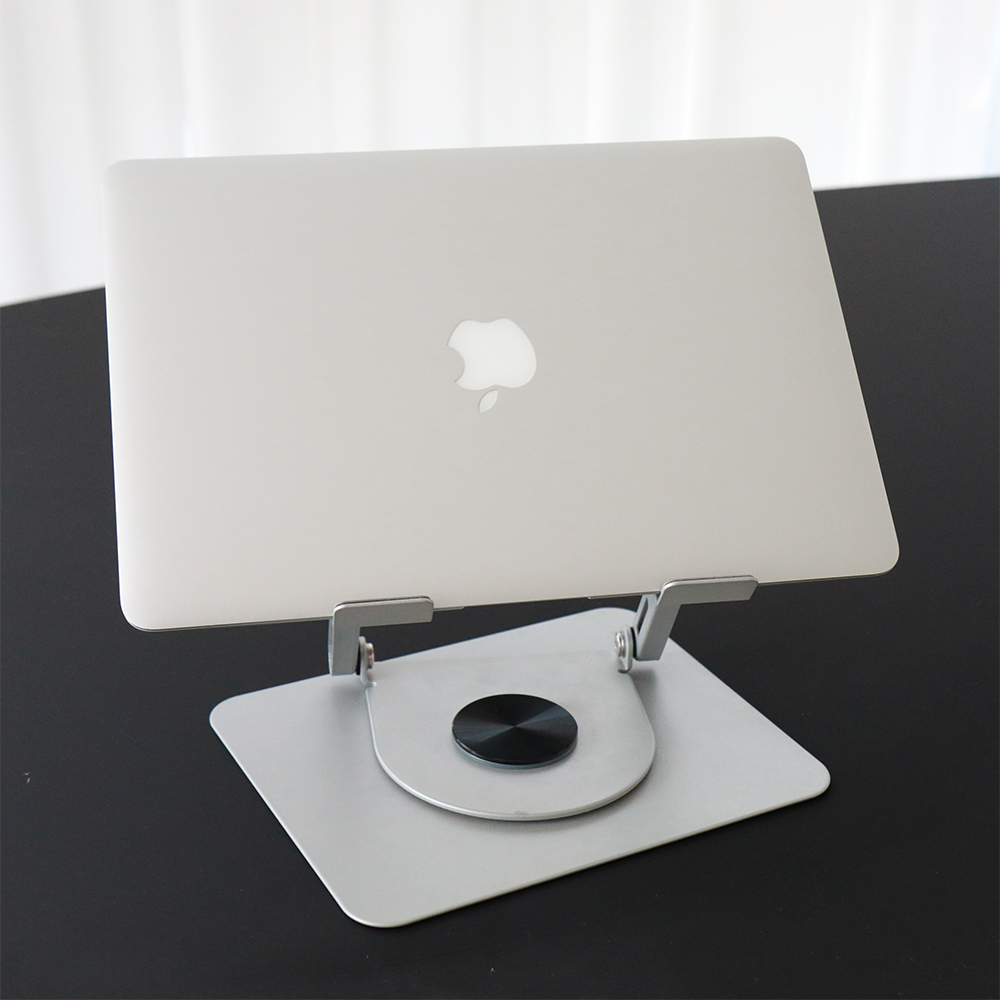 지구봄 회전 노트북 거치대 접이식 맥북 받침대
