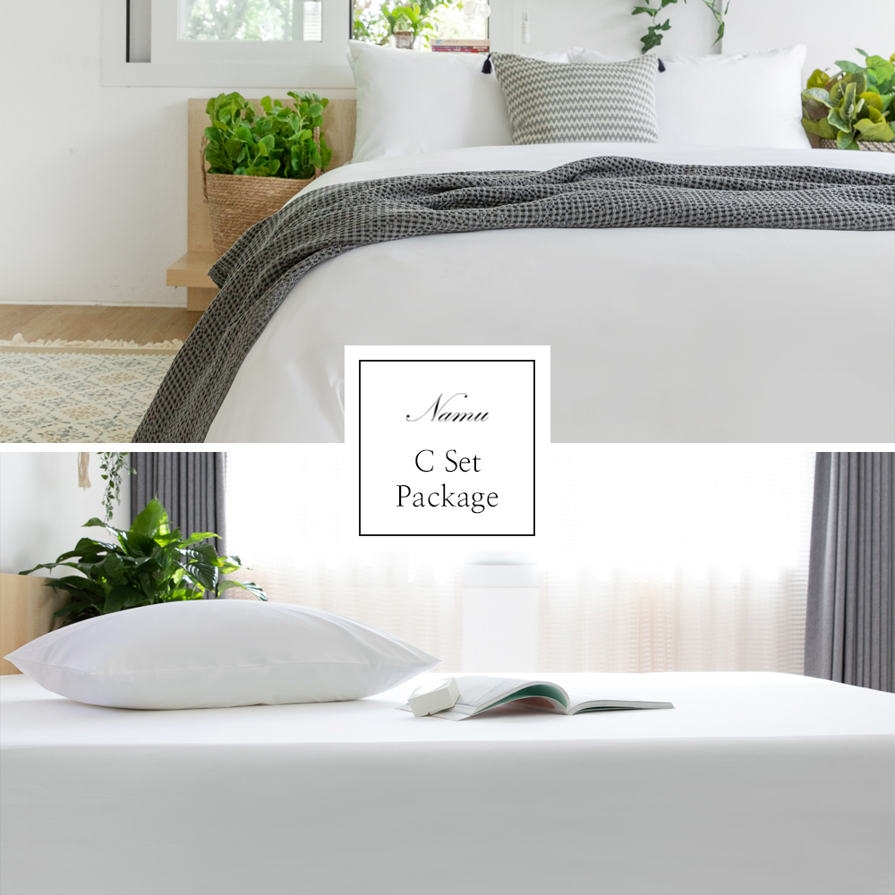 명품호텔콜렉션 호텔침구세트 혼수 예단 신혼이불 풀 패키지 C SET [이불/베개 커버 + 매트리스 커버]