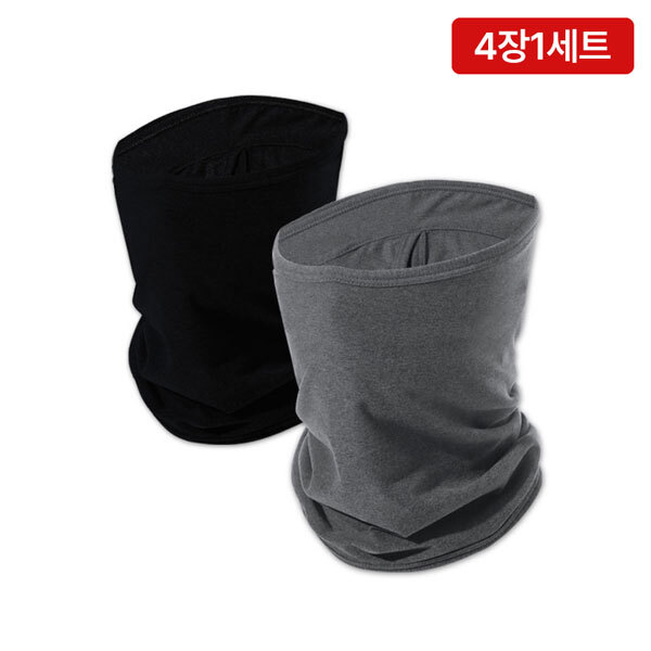 4장1세트/리카타 클리마 겨울 골프 스포츠 넥워머 방한 보온용품 이어워머 - 메인 이미지