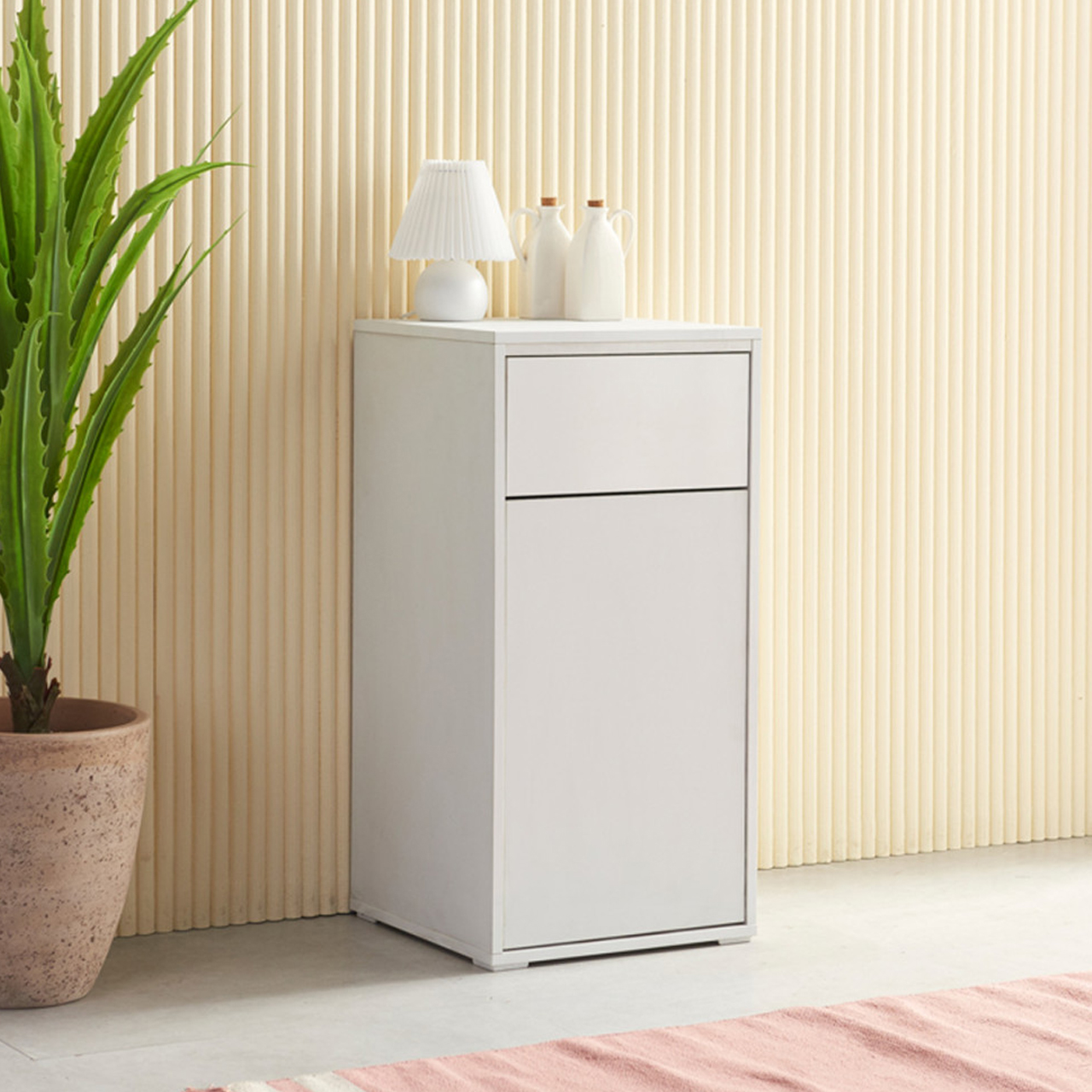 아헛 가정용 분리수거함 수납장 카페셀프바 재활용 분리수거대 1칸 대용량