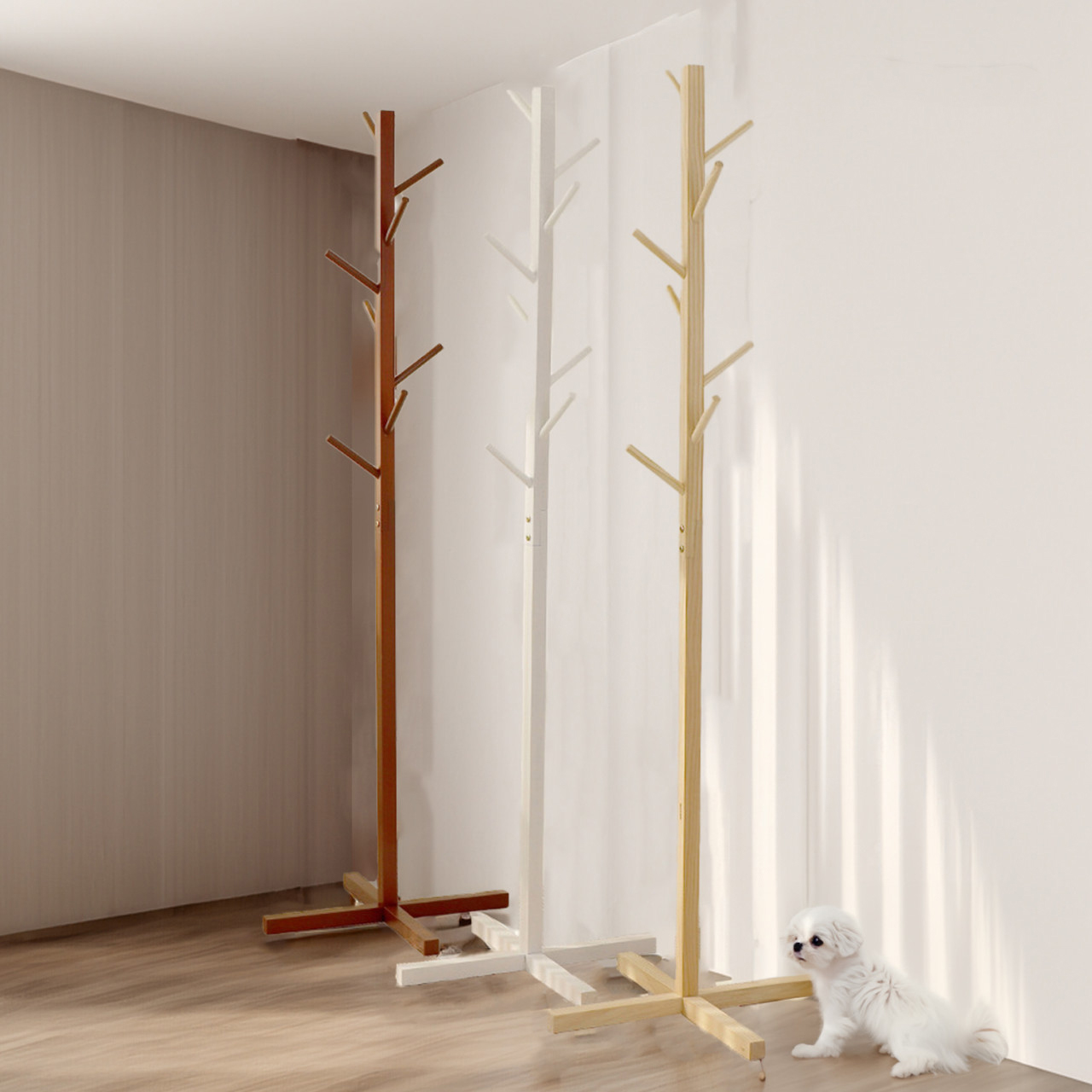 스탠드 옷걸이 원목 행거 미니 행거 틈새 행거 메이드