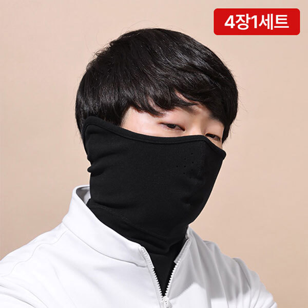 4장1세트/ 리카타 네로히터 넥워머 방한 마스크 C10301 - 상품 이미지