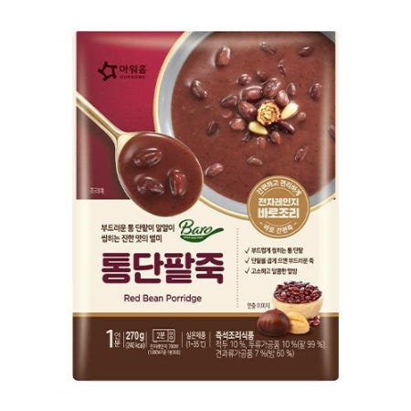 아워홈 통단팥죽 270g