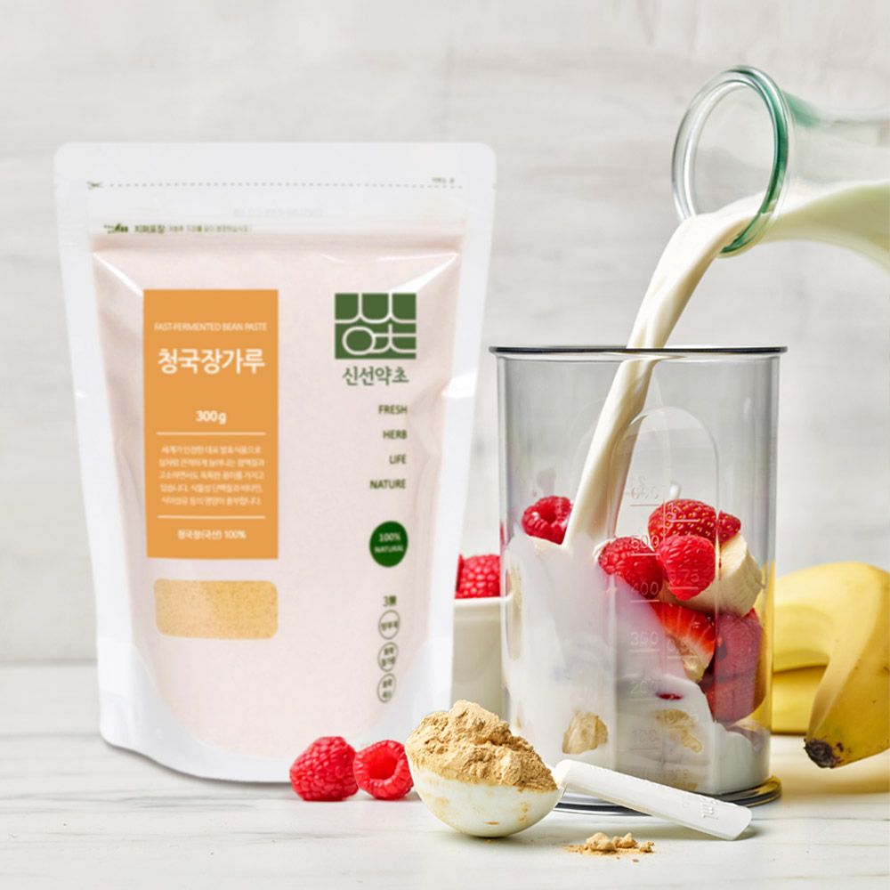 청국장 가루 분말 냄새안나는 효능 맛있게 끓이는 방법 300g