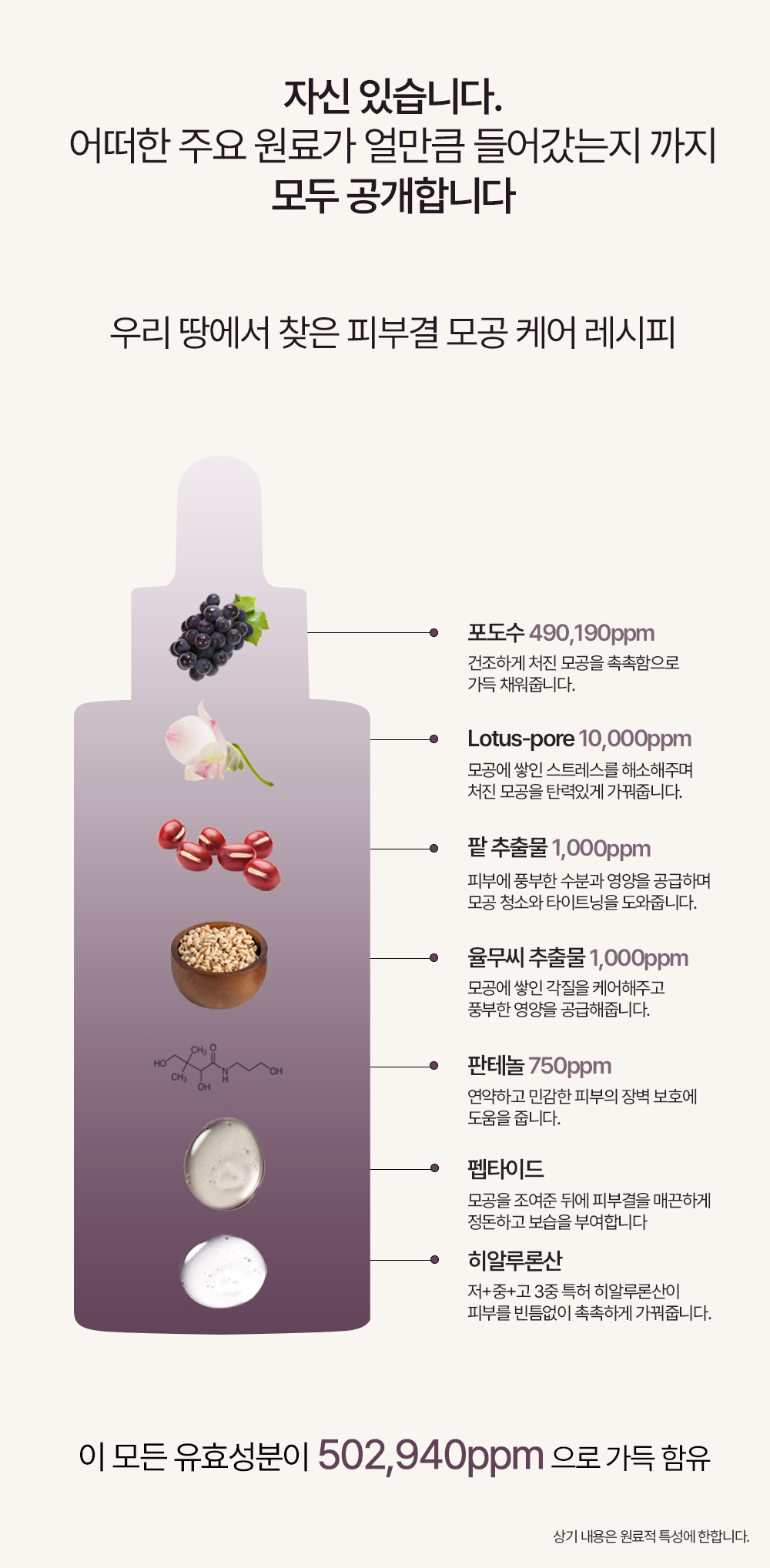 korean grape red bean pore ampoule