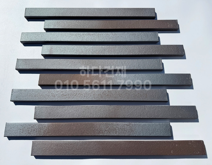 점토타일 롱와이드 메탈브라운 500x40x15T / 하다건재