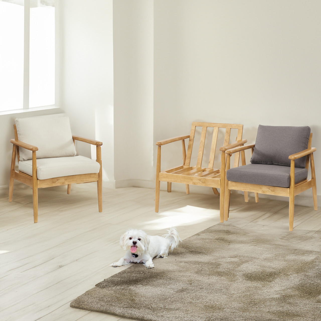 마코 카페소파 대기실 소파 업소용 병원 쇼파 빈티지 1인