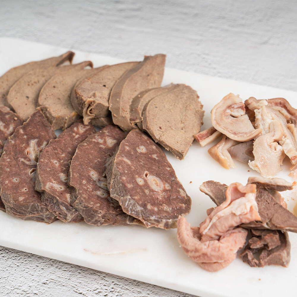 간 허파 오소리 내장세트 모둠수육 돼지 부속고기