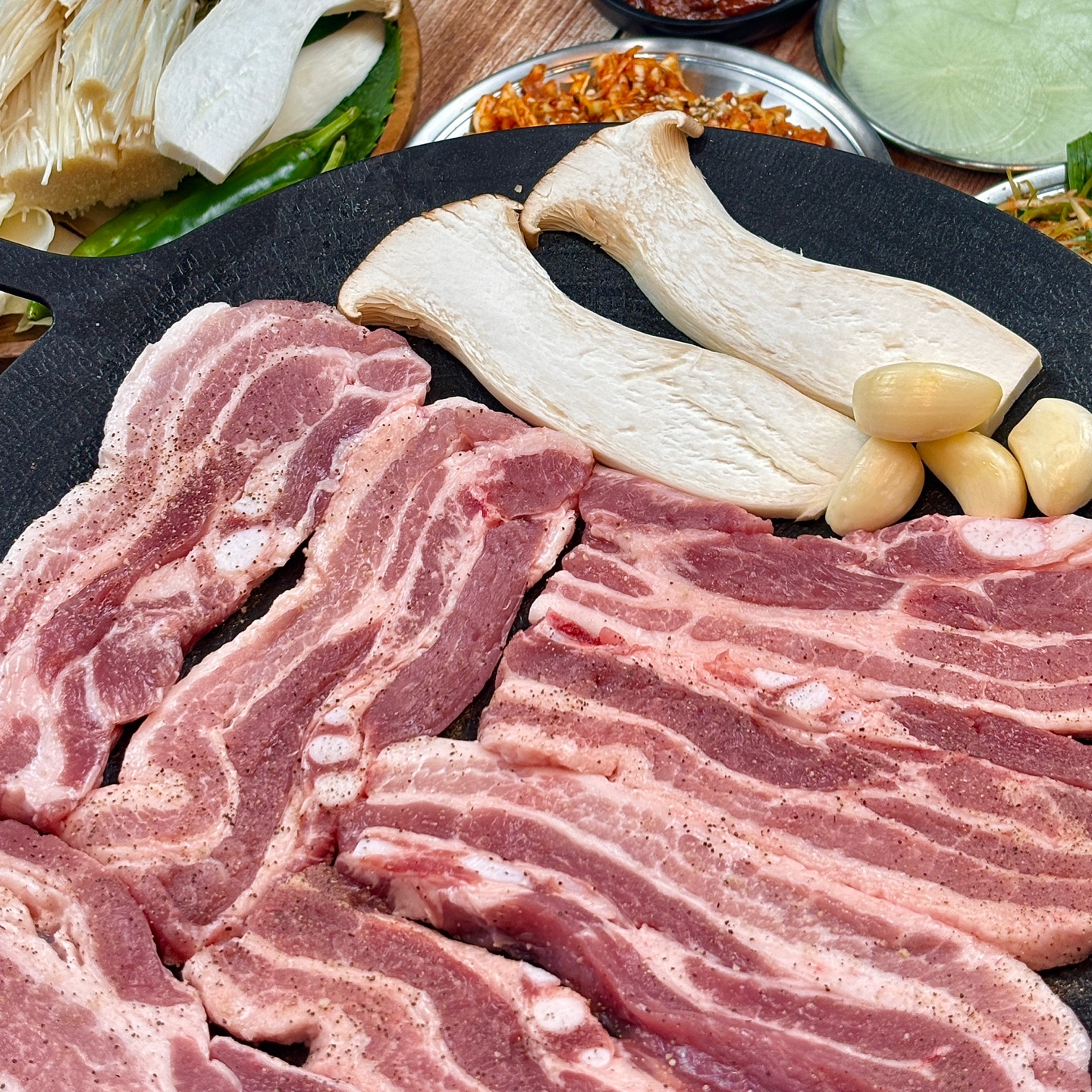 국내산 1등급 한돈 냉장 삼겹살 500g/캠핑 바베큐 구이 강추 이미지 8