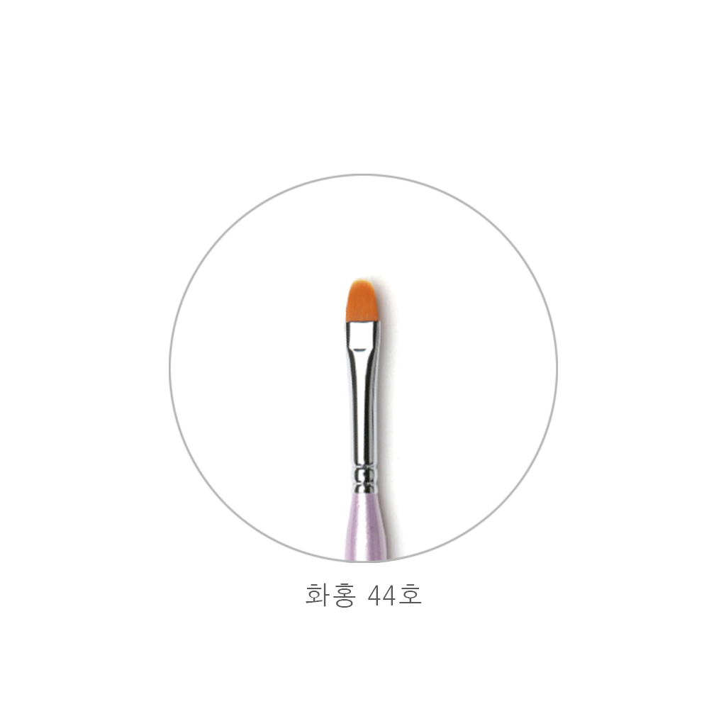 화홍 붓 젤 네일아트 브러쉬 44호 쇼트 플랫 스와 평스톤 ss16 2알 - 상세 이미지 2