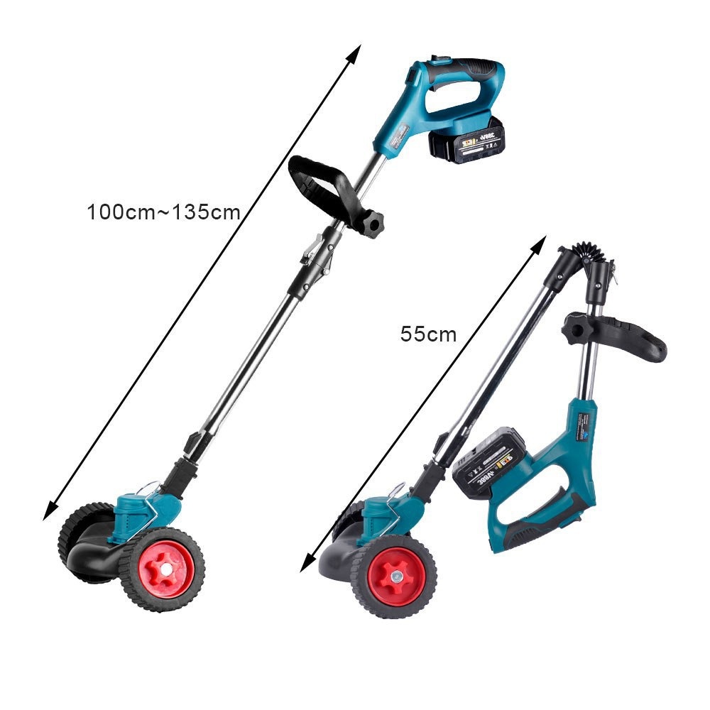 12V 초경량 예초기 3.5kg 붕붕 잡초박살 1800W 보조바퀴 포함 풀세트 구성 - 상세 이미지 2
