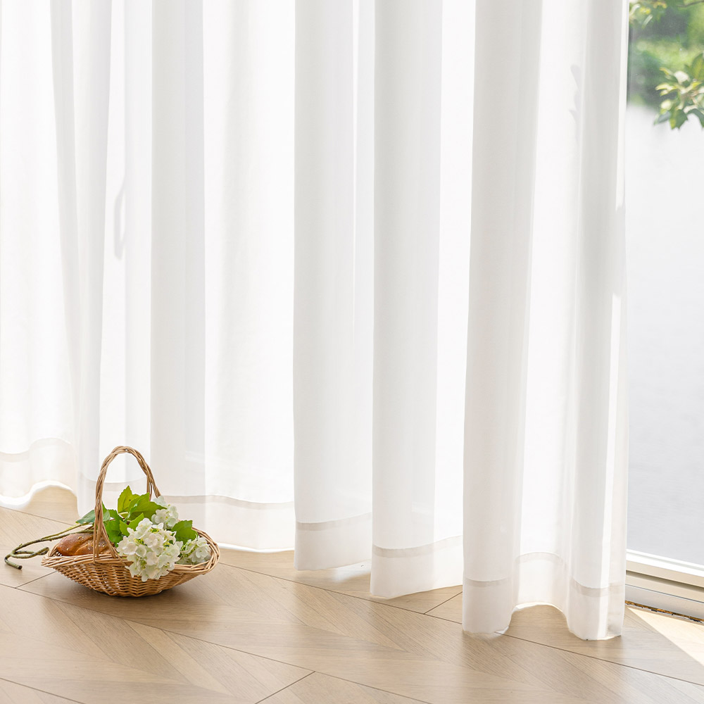 [맞춤제작] 더초이스 소프트 맞춤 핀형커튼 거실커튼 비침없는 암막 차르르 쉬폰커튼 아일렛형