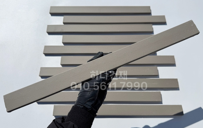 점토타일 롱와이드 그레이 500x40x15T / 하다건재