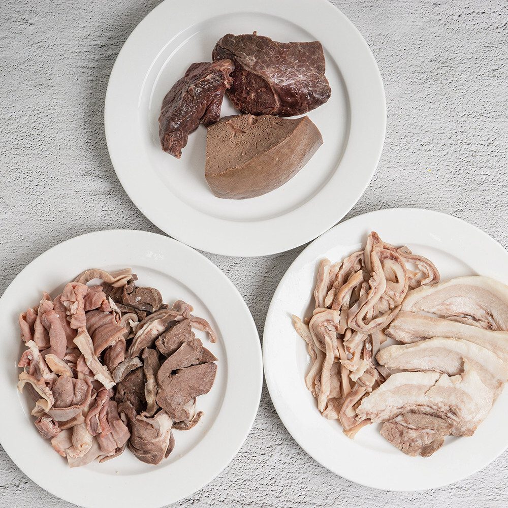 간 허파 오소리 내장세트 모둠수육 돼지 부속고기