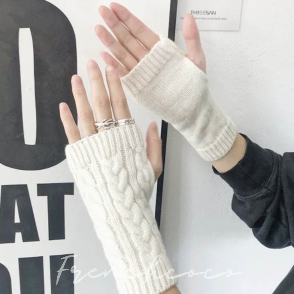 프렌치코코 꽈배기 핸드 워머 겨울 토시 팔워머 손토시