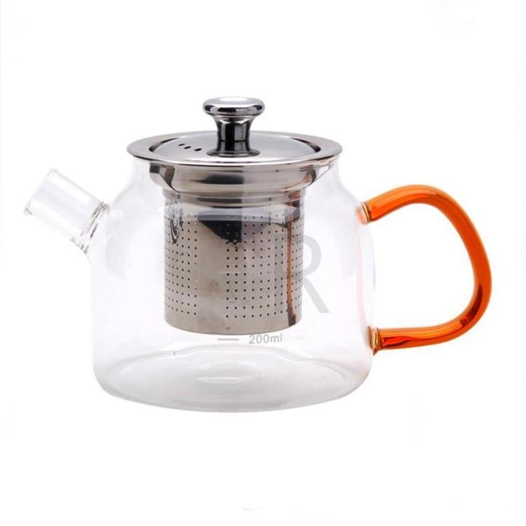 이탈리아노 티 주전자 600ml 차 티포트 내열 유리 찻 물 - 상품 이미지