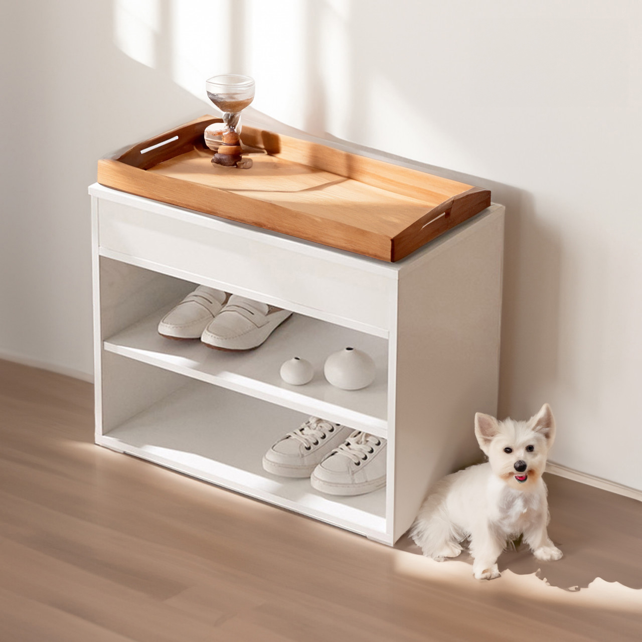 현관 벤치 신발장 의자 현관 수납장 틈새 미니 신발장 600