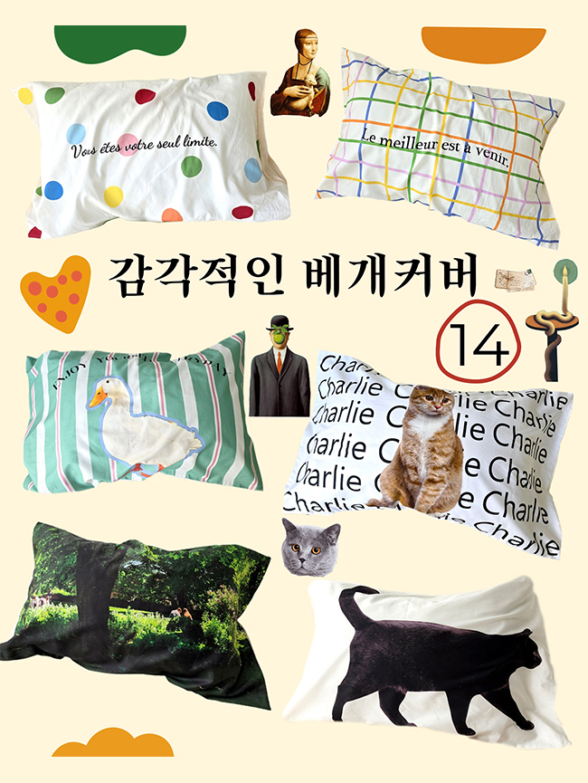 블랑쉬 감각적인 베개커버 14종 - 메인 이미지