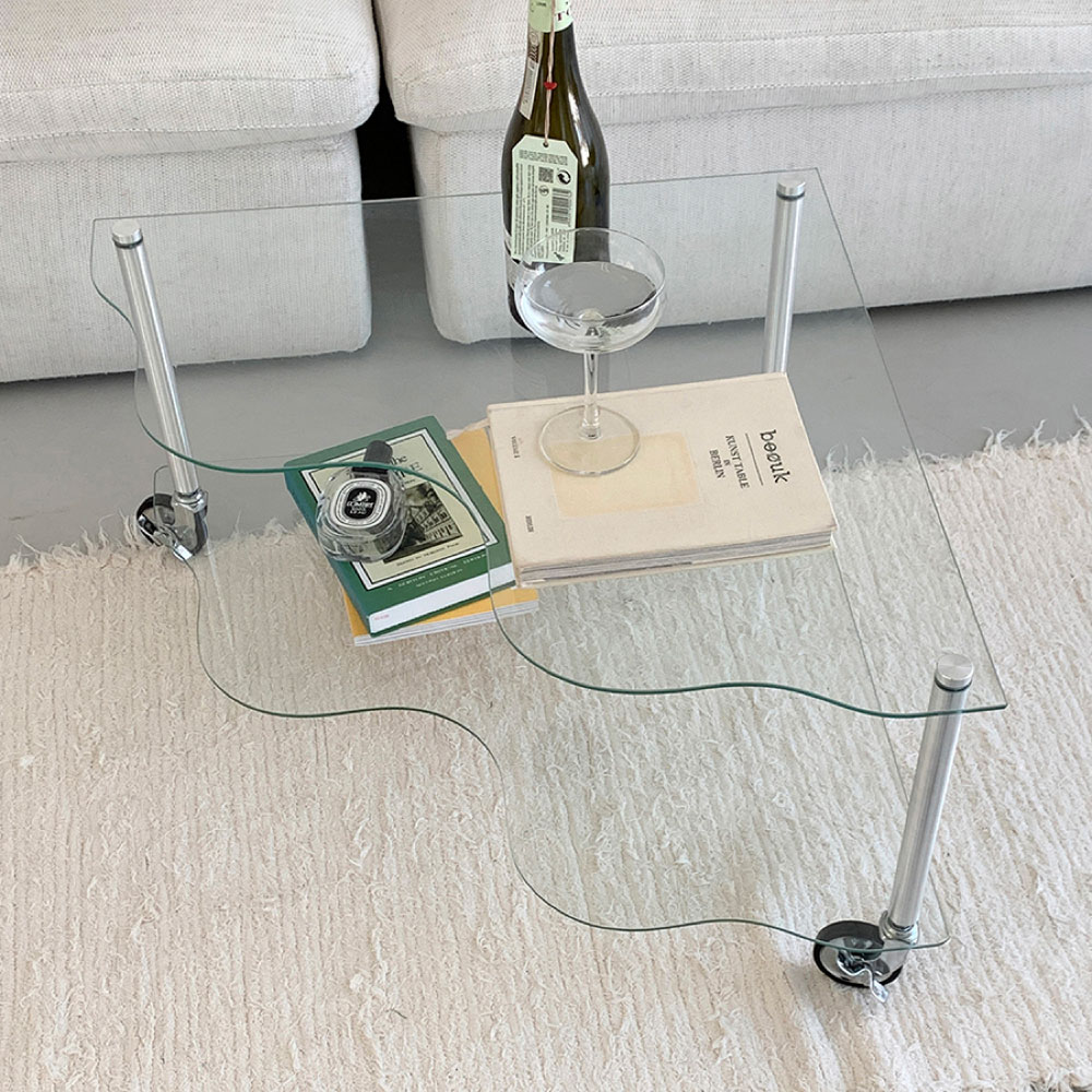 바미르 웨이브 트롤리 사이드 테이블