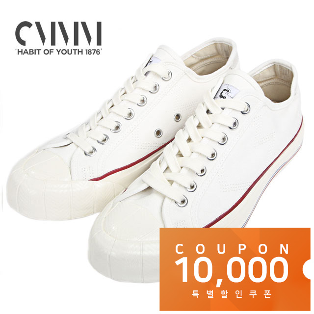 [센티밀리] cmmm 해비츠 로우 스니커즈 퓨어 화이트 A01 운동화 3.5cm S-A01 - 상품 이미지
