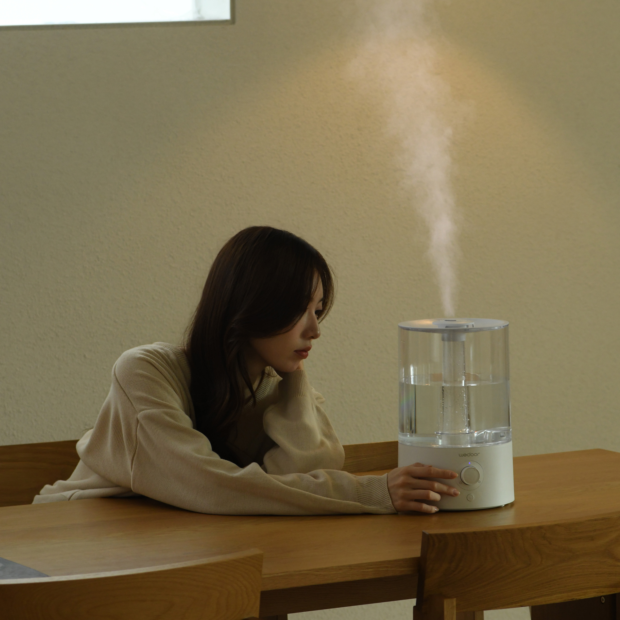 위도어 초음파가습기 대용량 원룸 사무실 무소음 통세척 가습기 아이노크 light