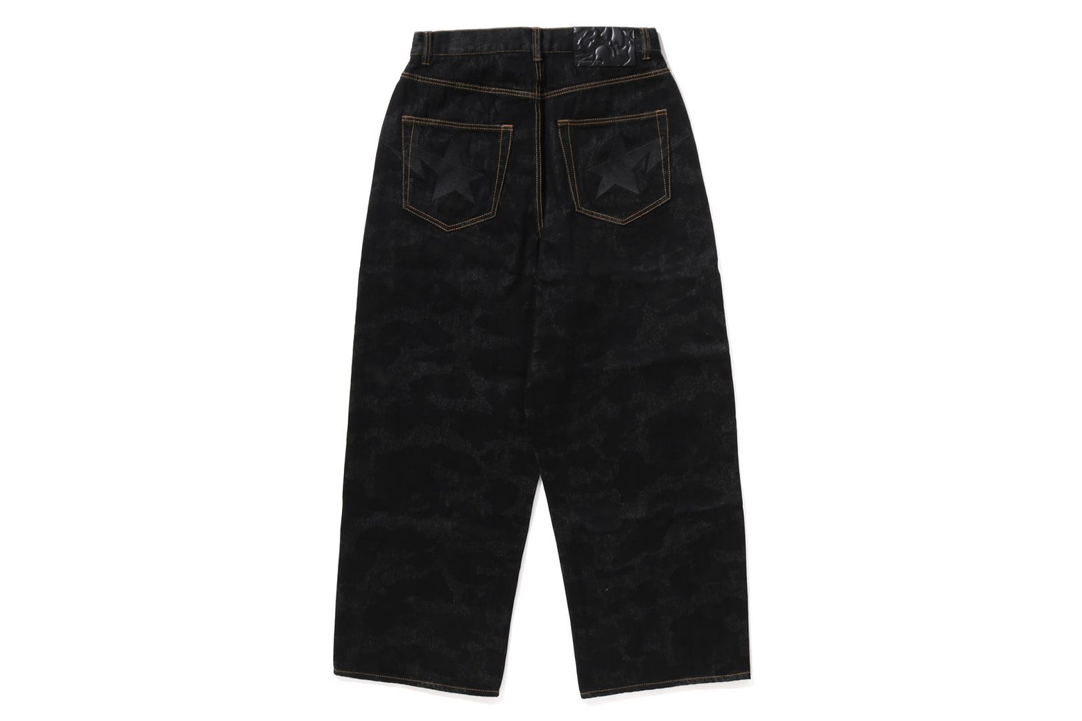 베이프 바지 1ST CAMO DESTROYED LOOSE FIT 12OZ DENIM PANTS 1K80-150-302 - 상세 이미지 4