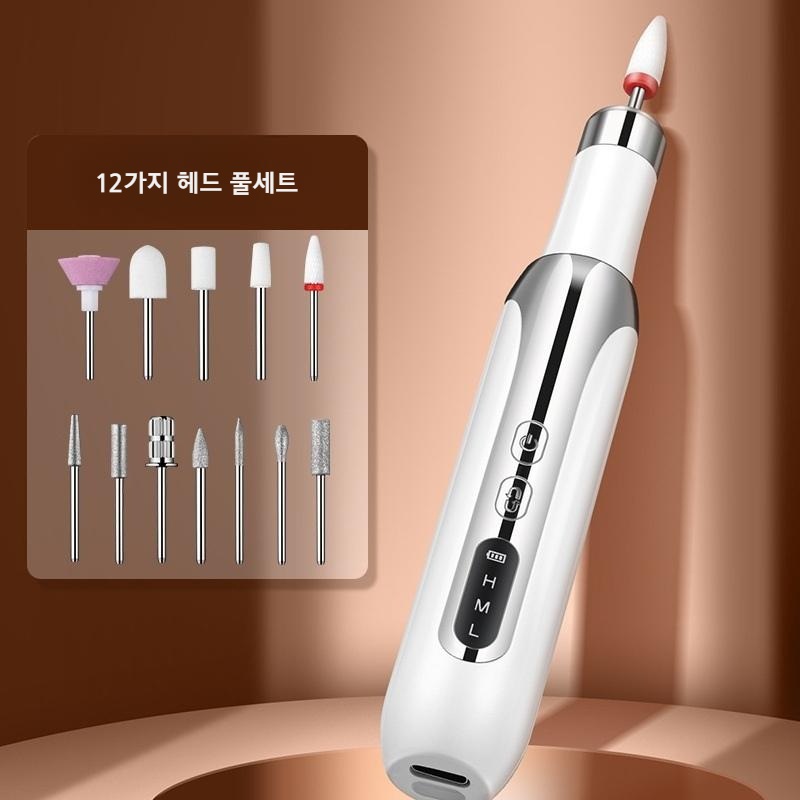 네일드릴 스케일링 발톱 손톱 가는 기계 샤퍼 그라인더 정리기 전동 - 상세 이미지 3