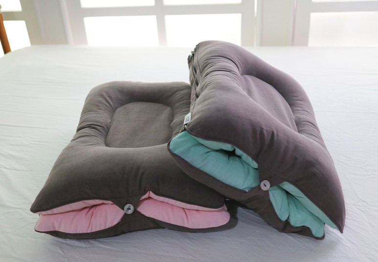 코튼샤워 마카롱 빨아쓰는 기능성 경추베개 L 경추목 일자목  거북목 옆으로자는 목디스크