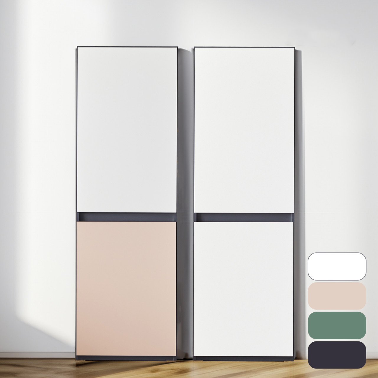 비스포크 틈새옷장 600장 2단 틈새 옷장 키큰 행거장