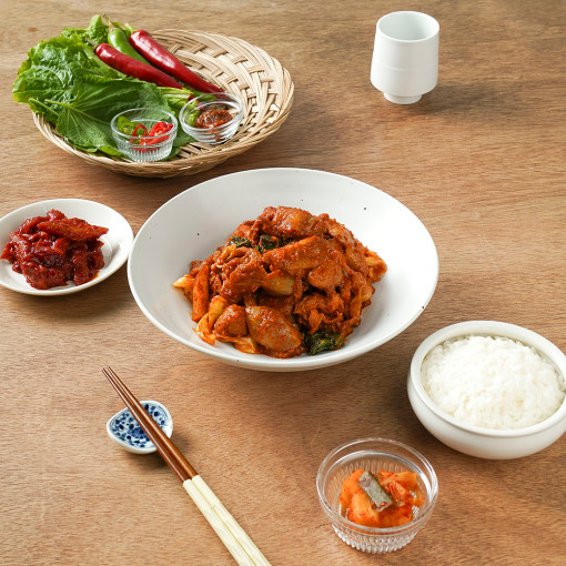[타임쿡] 정통 춘천 닭갈비 1kg 4인분 닭다리살 순살 - 상세 이미지 5