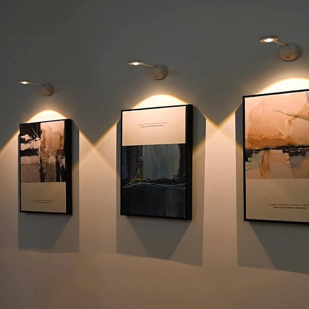 LED 붙이는 간접조명 셀프 거실 액자 무선등 스포트라이트 핀조명 전시 스팟