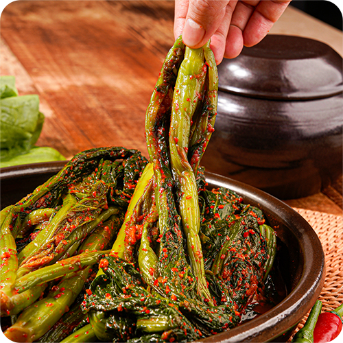 맛있다 전라도 갓김치 1kg 깊고 진한 풍미, 매콤한 여수 갓김치로 밥상 완성 이미지 6