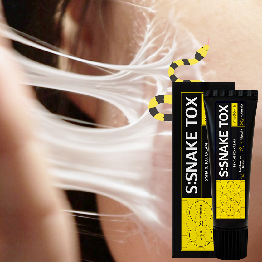 스네이크톡스 달팽이 크림 얼굴 주름 콜라겐 피부탄력 미백 색소침착 크림 30ml, 1개 이미지 2