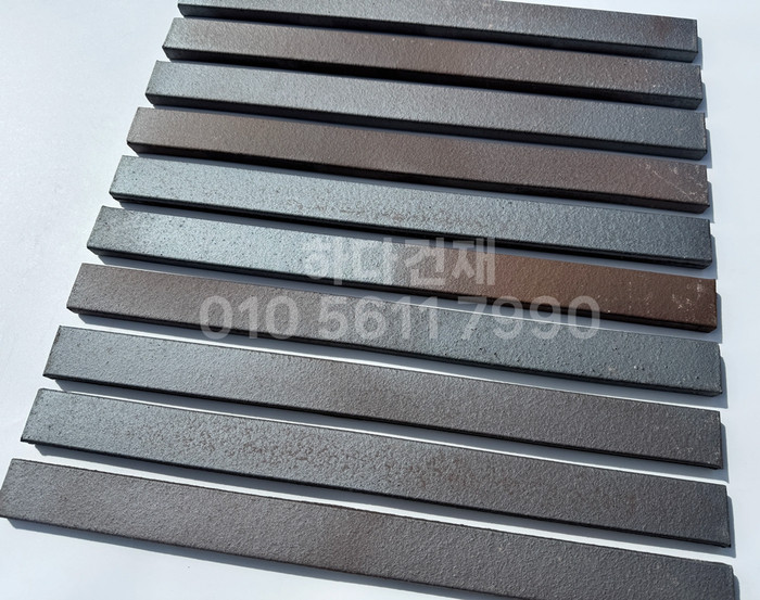 점토타일 롱와이드 메탈브라운 500x40x15T / 하다건재