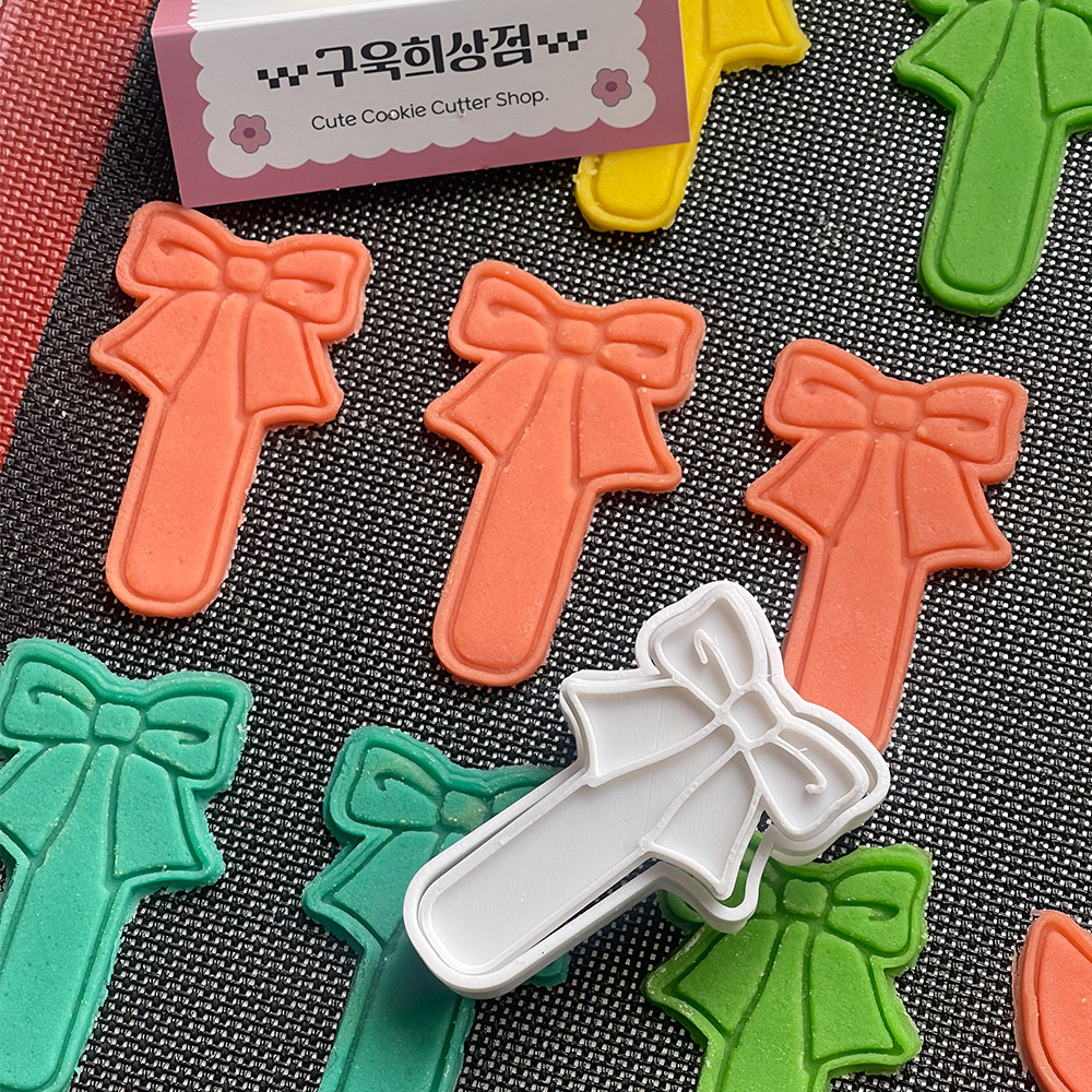 빼빼로데이 리본 간식 쿠키커터 쿠키틀 쿠키몰드 - 메인 이미지