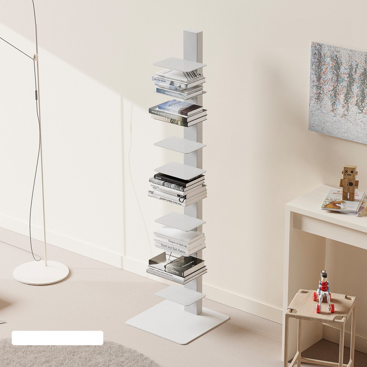 책 장식장 10단 피규어장 인테리어 장식장 건담 미니 거실 진열장