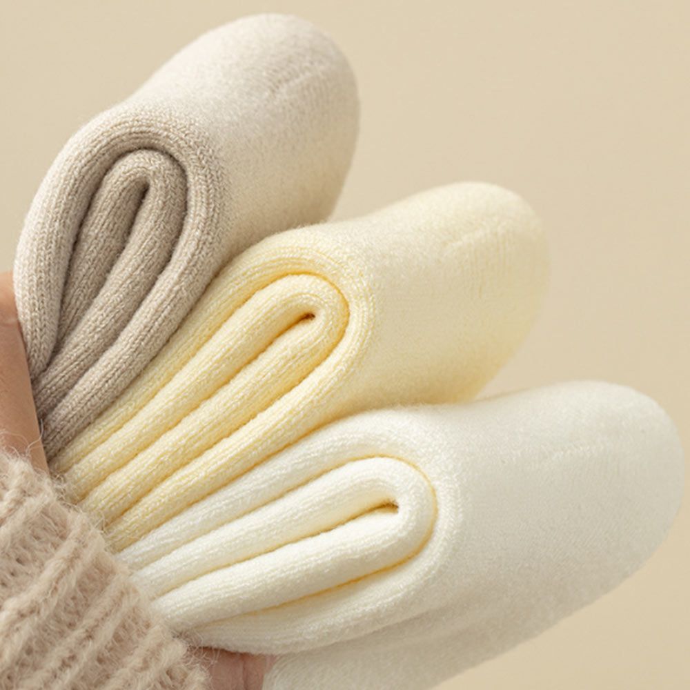 여성 무압박 수면 양말 임산부 수족냉증 발열 보온 기모 덧신 털 극세사 두꺼운 발시려운 귀여운