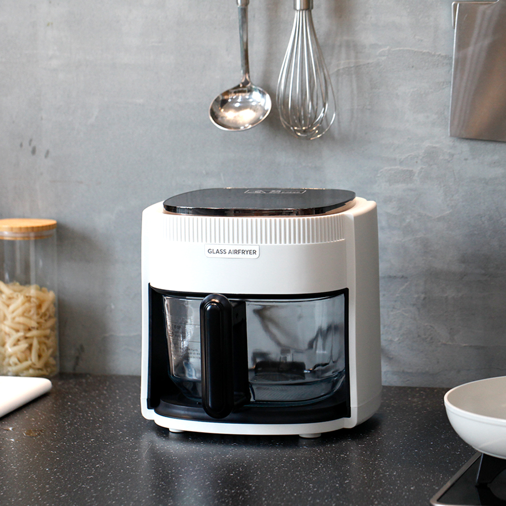 비더셰프 더 글라스 에어프라이어 유리 바스켓 스텐 4.5L