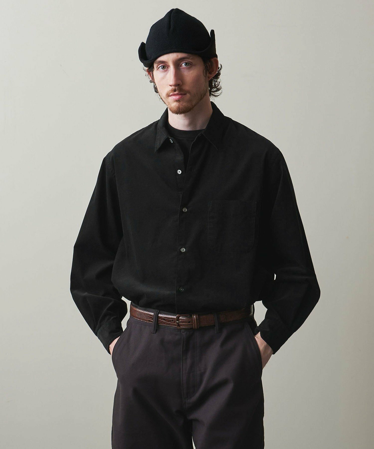스티븐알란 Steven Alan 마이크로 코듀로이 레귤러카라 셔츠 LOOSE 2컬러 - 상세 이미지 2