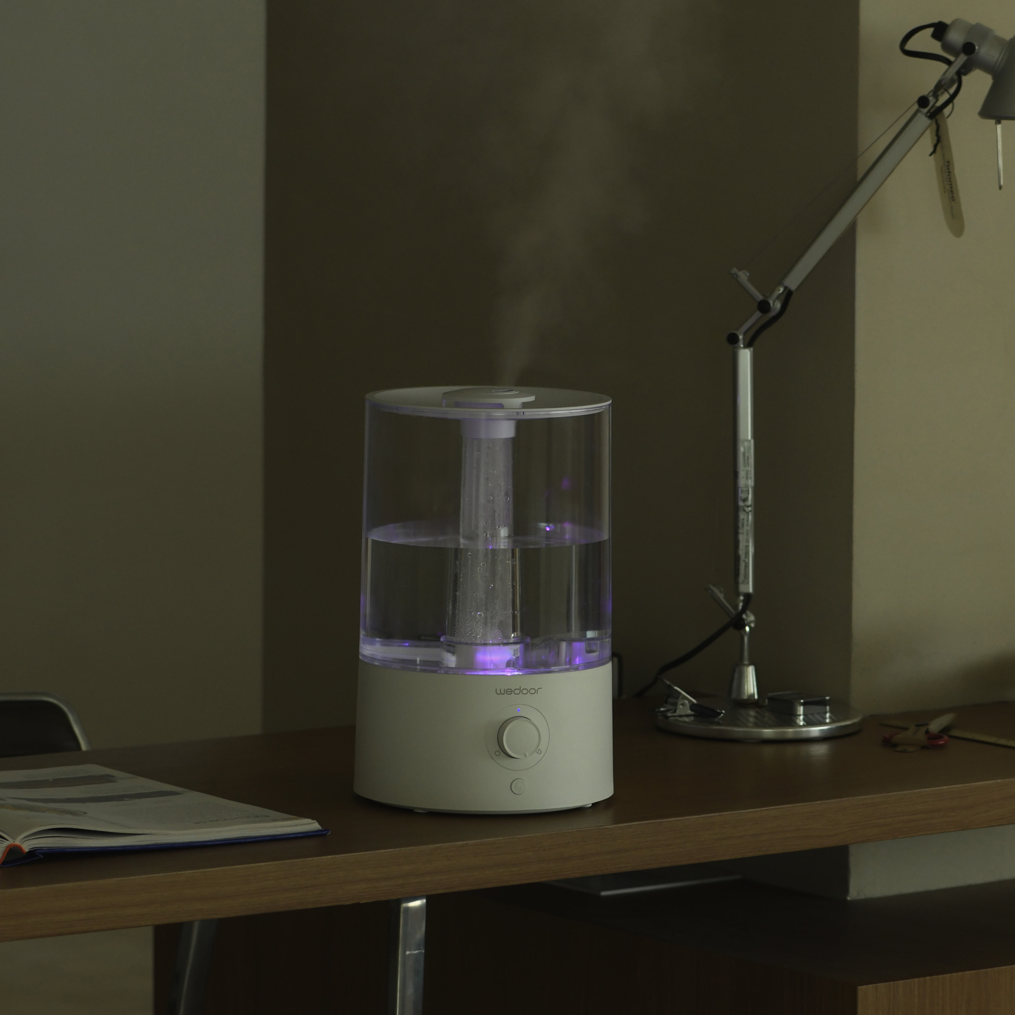 위도어 초음파가습기 대용량 원룸 사무실 무소음 통세척 가습기 아이노크 light