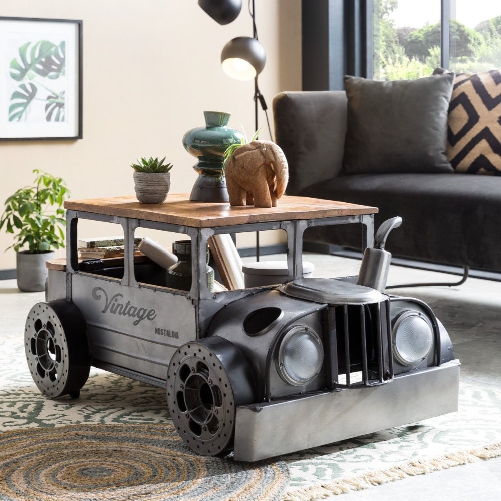 까사홈 로디 빈티지 테이블