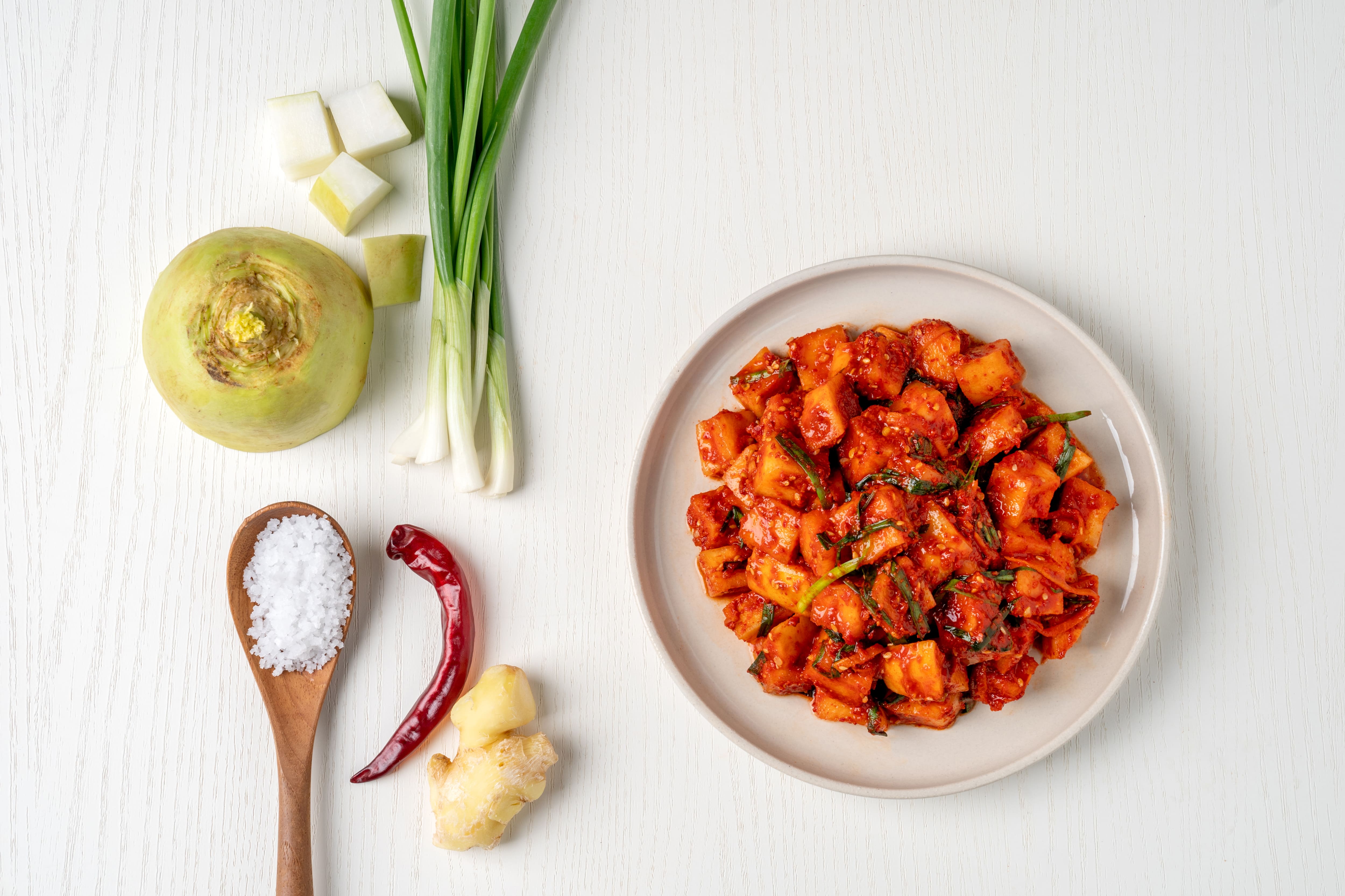 전라도 아삭 깍두기 2kg 아삭한 식감과 시원한 매콤함, 전통의 깊은 맛으로 입맛을사로잡다 - 상세 이미지 4