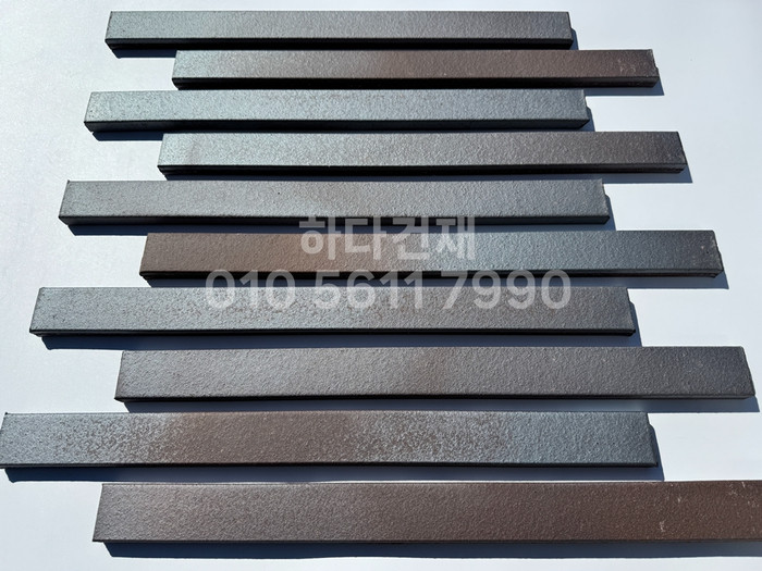 점토타일 롱와이드 메탈브라운 500x40x15T / 하다건재