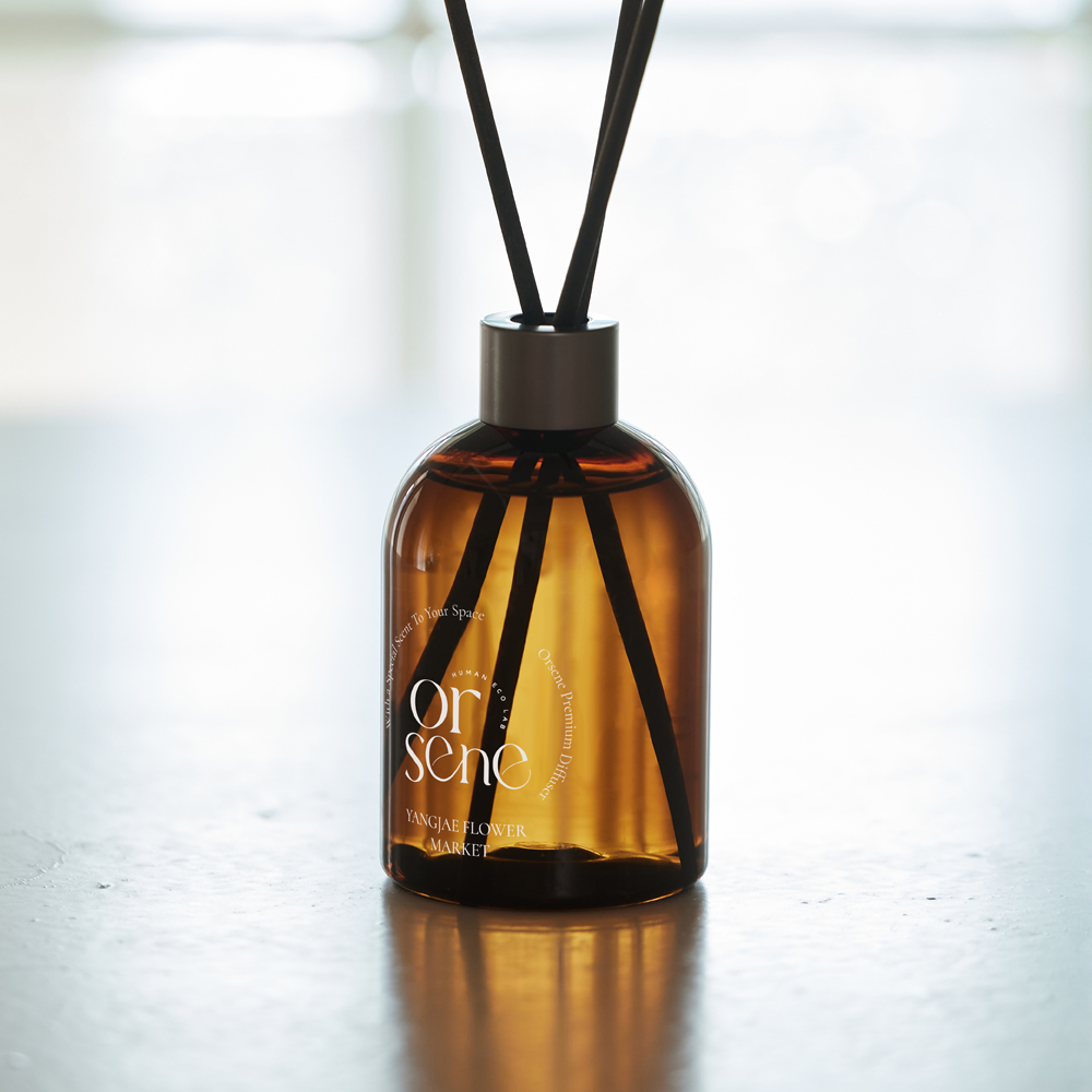 올센느 디퓨저 방향제 실내 화장실 화캉스 인테리어 집들이선물 생화향 250ml 양재꽃시장