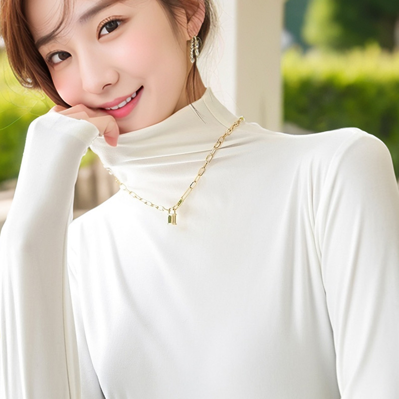 1+1 루시드 폴라티 반목 반폴라 모크넥 티셔츠 - 상세 이미지 2