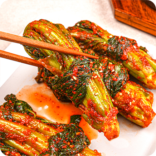 맛있다 전라도 갓김치 1kg 깊고 진한 풍미, 매콤한 여수 갓김치로 밥상 완성 - 상세 이미지 4